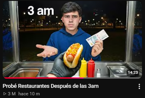 Probé Restaurantes Después de las 3am