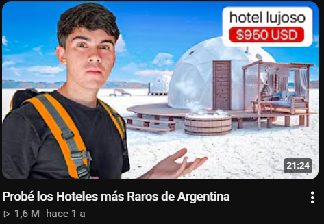 Probé los Hoteles más Raros de Argentina